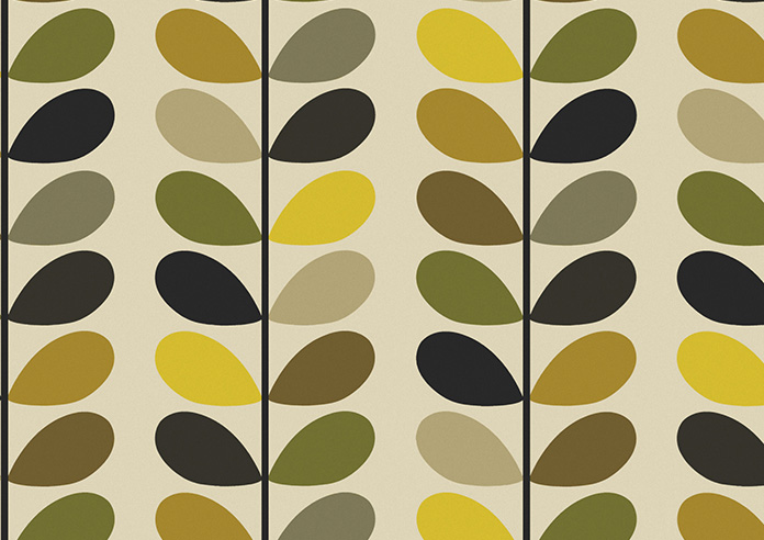 Orla Kiely Multi Stem, Yellow - Roller Blind - Image 6